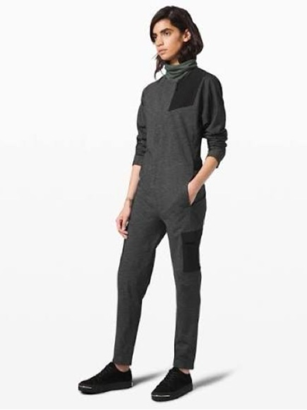 NWT *Lululemon lab Reykur Jumpsuit
Heathered Black